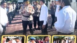 Kapolres Nagan Raya Bersama Di Propam Gelar Gaktiblin Lakukan Pengecekan Senpi Personil.