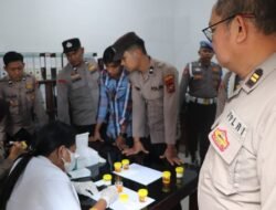 Gaktibplin Polda Sumut dan Polres Sergai Tegakkan Disiplin, Delapan Personel Terjaring Pelanggaran