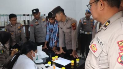 Gaktibplin Polda Sumut dan Polres Sergai Tegakkan Disiplin, Delapan Personel Terjaring Pelanggaran