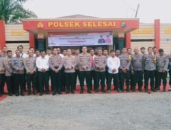Pererat Silaturahmi, Kapolres Binjai Laksanakan Kunjungan Kerja Ke Polsek Selesai