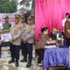 Polres Sergai Gelar Bakti Sosial Sambut HUT Bhayangkara ke-79: 100 Warga Dapat Layanan Kesehatan Gratis dan Sembako