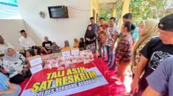Kasih Sayang Tanpa Batas, Satreskrim Polres Sergai Salurkan Bantuan ke Yayasan Sosial Nurul Jannah